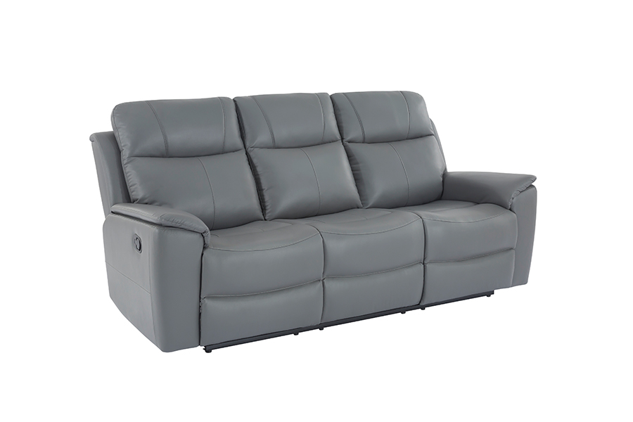 RC-2424 Faux skórzana manualna poduszka podwójna rozkładana sofa